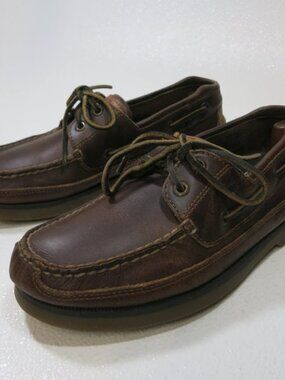 Sperry Oil Tanned Leather Deck Boat Shoes Mako Top-Sider Footwear Nautical 8 M